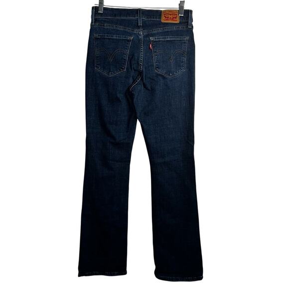 Levi’s Classic Bootcut Jeans Women’s Size 4 Dark Wash Mid Rise Stretch Denim - Picture 3 of 7